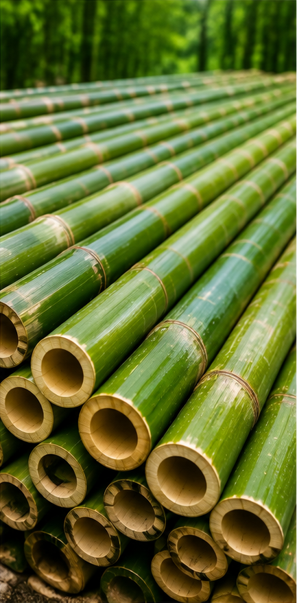 Raw Long Bamboo