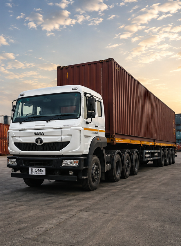 32 ft Multi Axle Container Truck