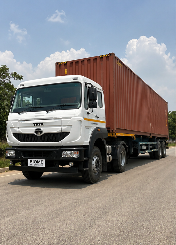 32 ft Single Axle Container Truck